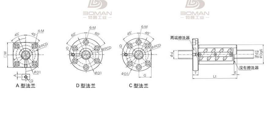 KURODA GR2504DT-AAPR 日本黑田精工丝杠钢珠安装方法
