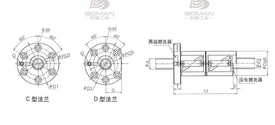 KURODA GR3605FD-DAPR 黑田精工丝杆规格说明
