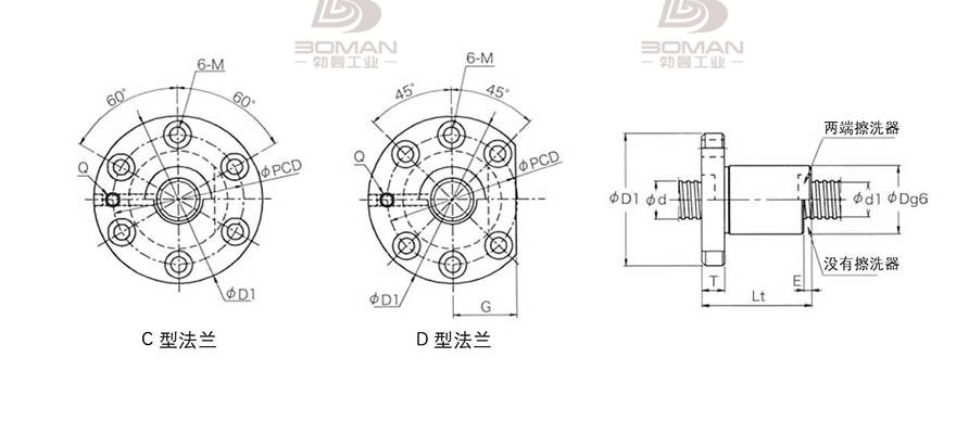 KURODA GD2005KT-DDPR 日本黑田精工丝杠钢珠安装方法