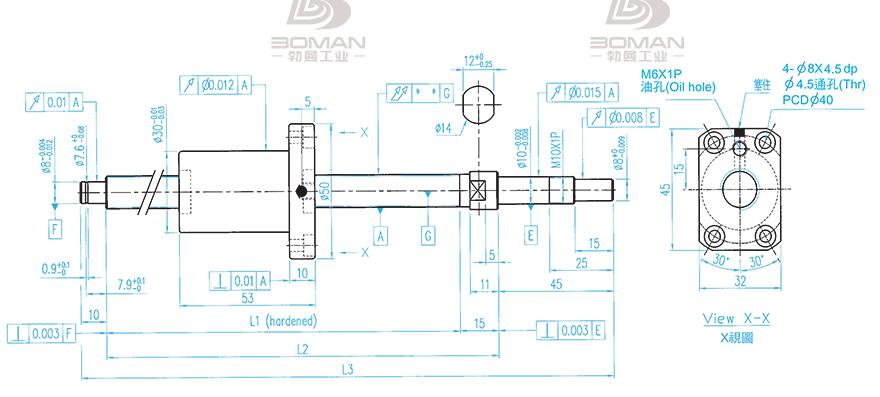 TBI XSVR01210B1DGC5-380-P1 滚珠丝杆品牌TBI