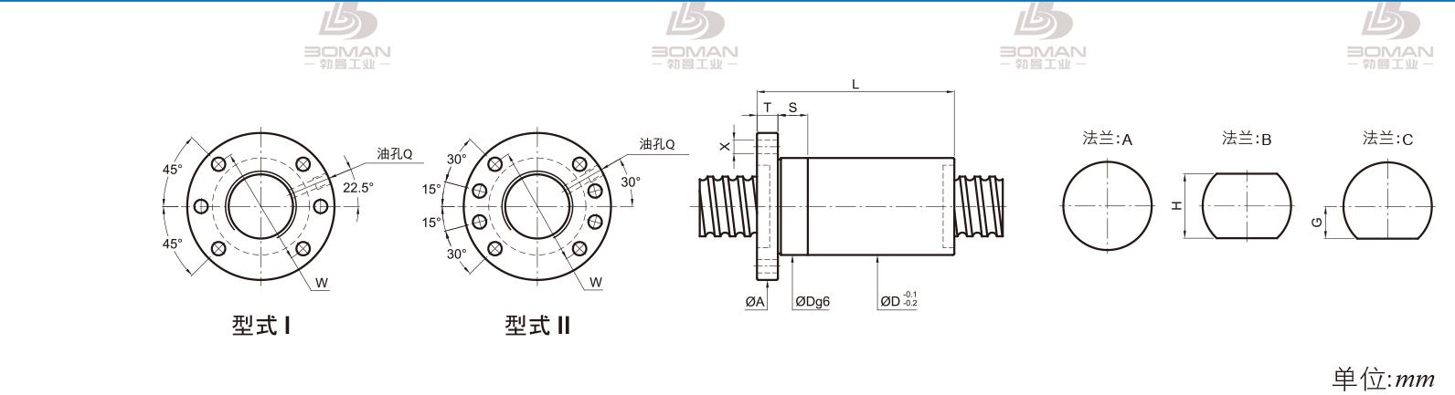 PMI FSDC2510-5 PMI丝杆导轨超薄型号