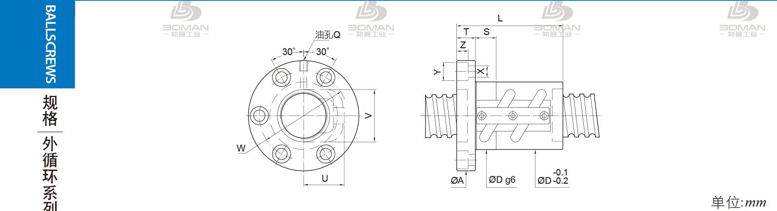 PMI FSVC2506-3 PMI转造级滚珠丝杠型号说明